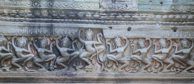 Apsaras in the Hall of Dancers 