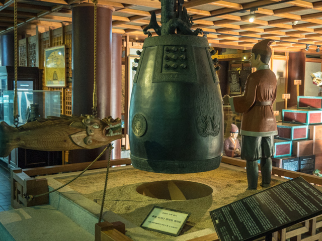 Model of Sangwonsa Temple Bell 