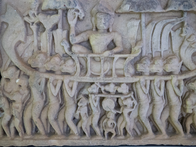 Lintel on Display in the Phimai Museum  