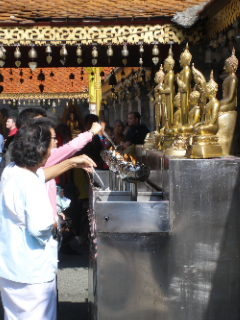 Burning Incense at Dio Supthep