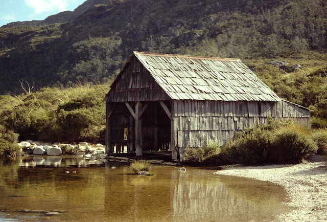 Boat Hut on Dove Lake 