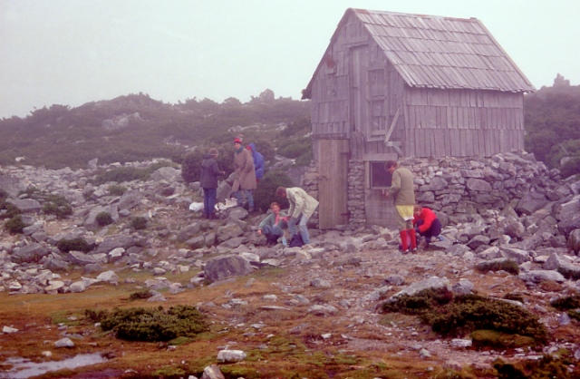 Kitchen Hut in the Cradle Mountain/Lake St Clair Park