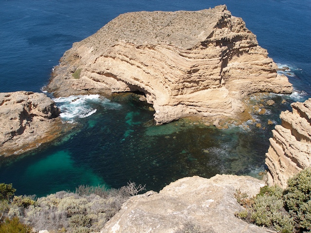 Rock pools at Whalers Way