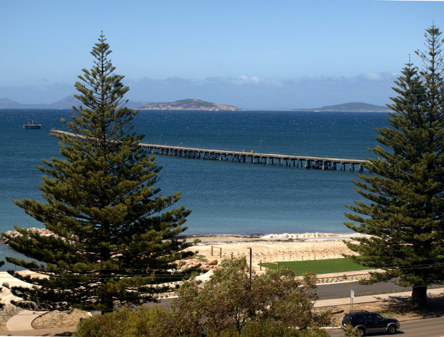 Norfork Pines line foreshore and Tanker Jetty