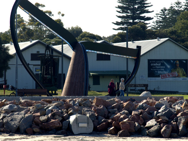 Right Whale Tail Sculpture