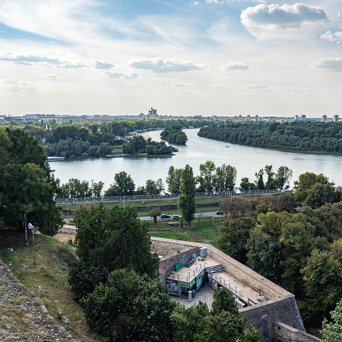  Confluence of the Sava and Danube Rivers