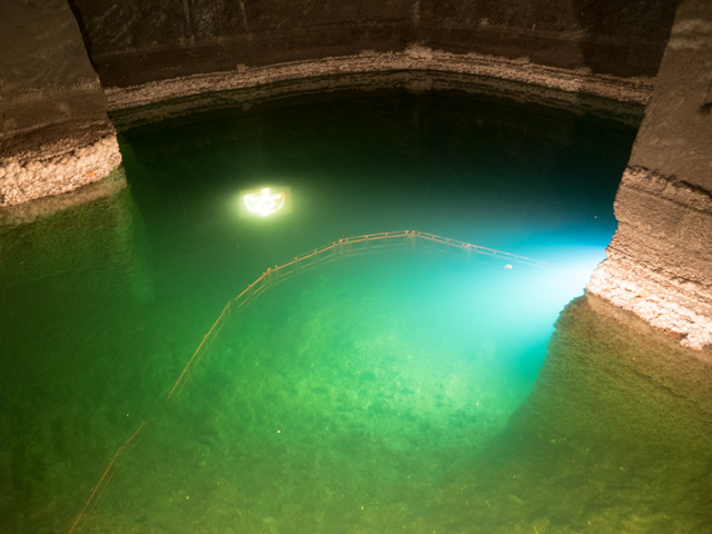 Salt Lake in the Erasmus Barącz Chamber 