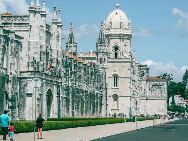 Exterior of Jeronimos Monastery 