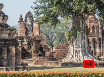 Wat Mahathat, Sukothai, was built between 1293 and 1347. 