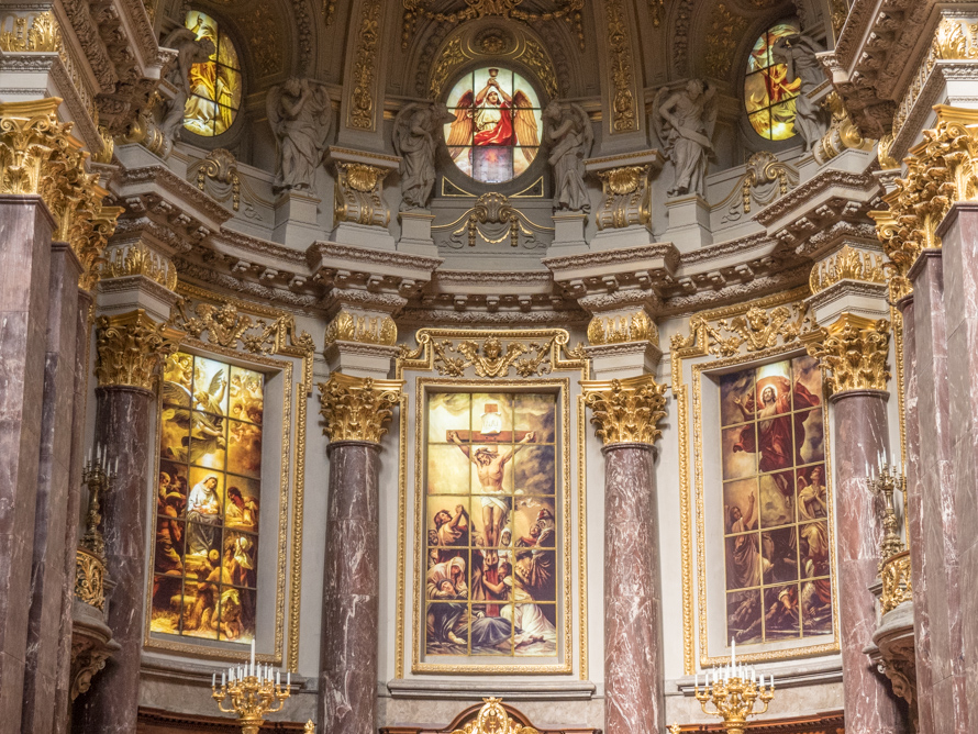 above the altar of Berlin Cathedral