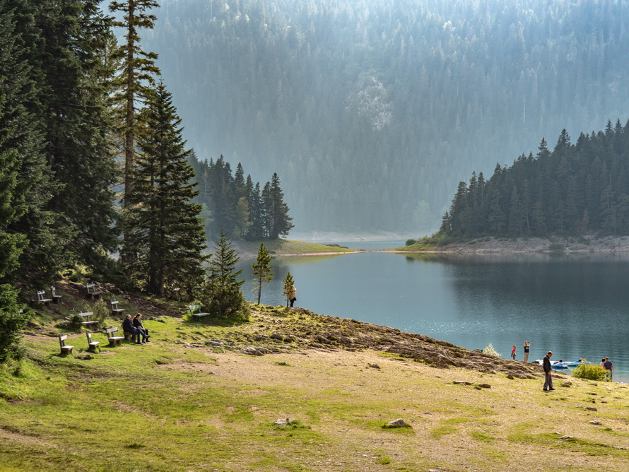 Crno Jezero is located in the Durmitor National Park, near Zabljak, Montenegro. 