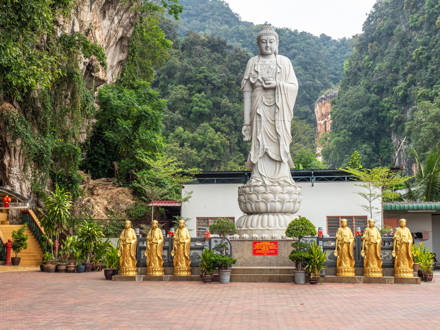 Big Buddha at Da Seng Temple, Ipoh. 