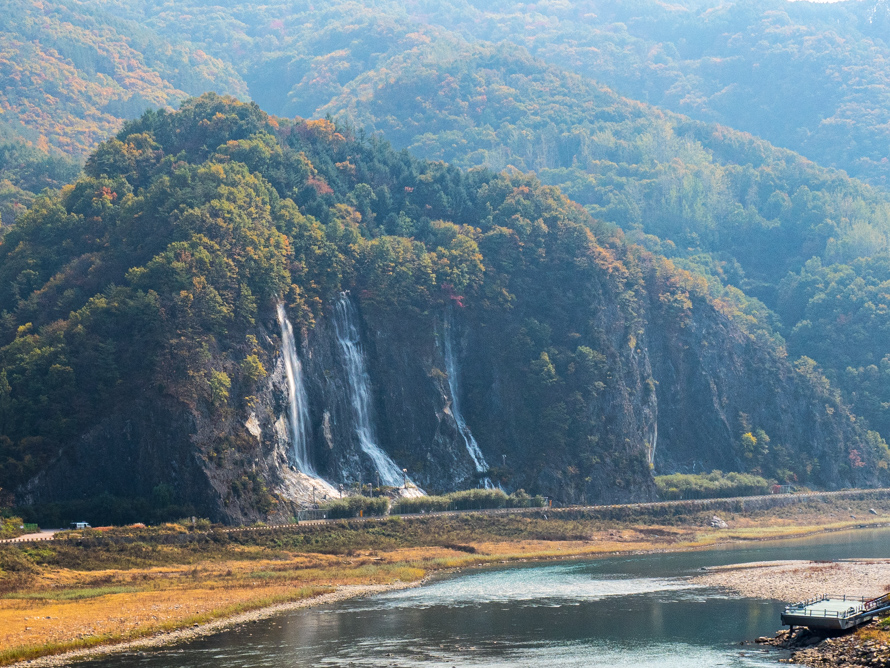 Yangbaek Waterfall, Danyang, South Korea 