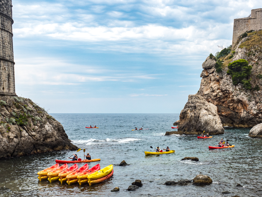 Kayaking in Dubrovnic