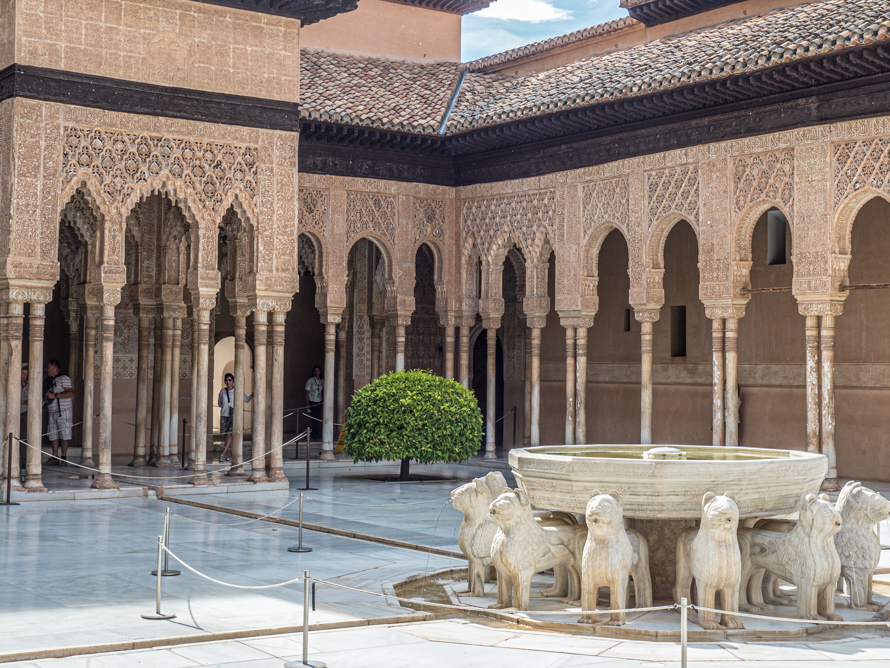 Court of Lions of the Nazrid Palace in the Alhambra