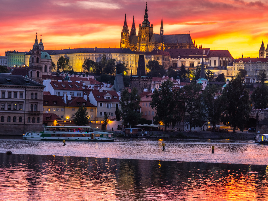 Prague Castle in Prague, Czechia.