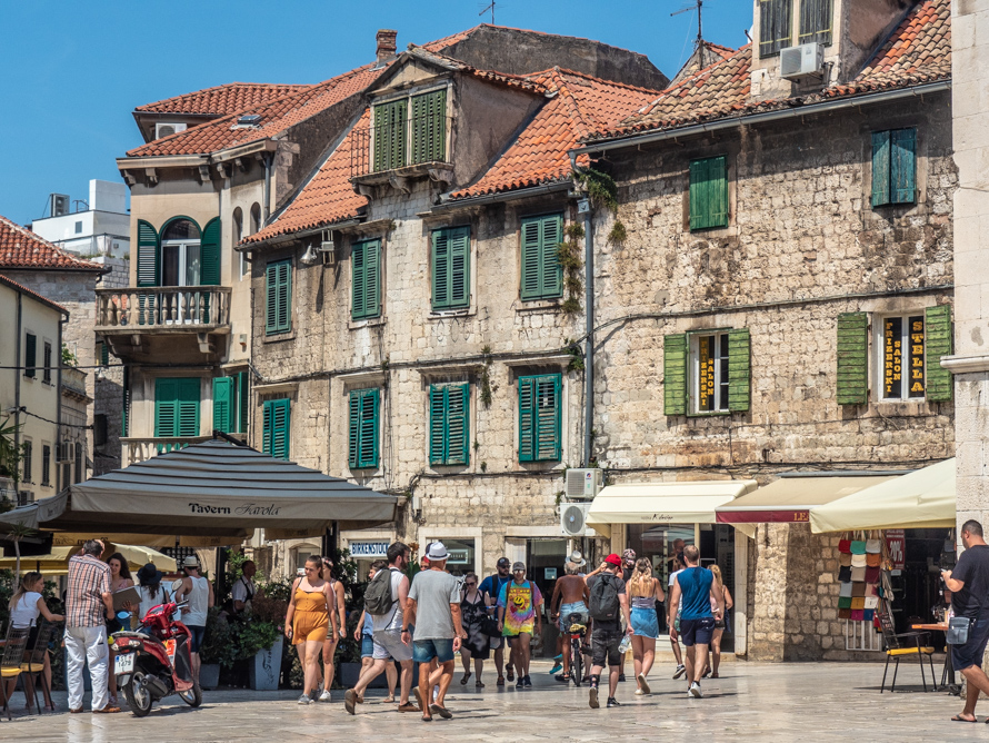 Street in Split, Croatia.