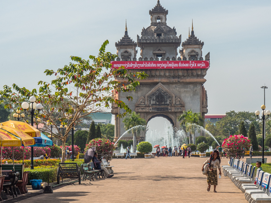 Patuxay Victory Monument , Vientiane, Laos