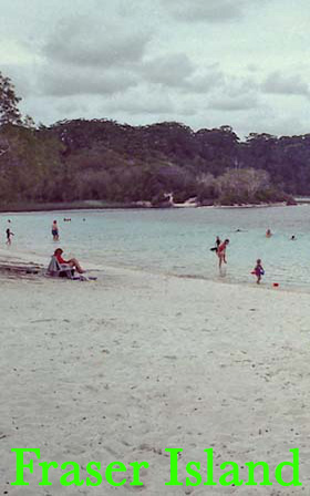 Lake Mackenzie,, a window lake on Fraser Island (K`gali) 